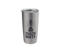 Check Mate | Chess Player Chess Board Stainless Steel Insulated Tumbler