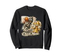 Check Mate Funny Chess Basketball Player Strategy Humor Sweatshirt