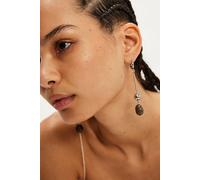 Check Mate Semiprecious Stone Drop Earrings at Free People in Gold & Jade - female