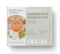 Check My Body Health 650 Items Essentials Food Sensitivity Test Kit for Adults and Kids - Non-Invasive Food Intolerance Test Kit - at-Home Hair Sample Bioresonance Testing with Results in 3-5 Days
