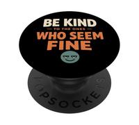 Check On Your Strong Friends Mental Health Support Awareness PopSockets Adhesive PopGrip