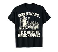 Check Out My Bed This is Where The Magic Happens T-Shirt