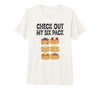 Check Out My Pancake Tower Six Pack Premium T-Shirt