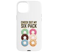 Check Out My Six Pack Donuts Funny Foodie Joke Gym Humor Case for iPhone 15 Plus