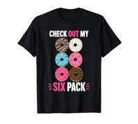 Check Out My Six Pack Donuts Value Graphic T-Shirt, Men, Black, M