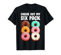 Check Out My Six Pack Funny Donut Lovers Workout Gifts T-Shirt