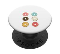 Check Out My Six Pack Funny Doughnut Fitness Gym Inspiration PopSockets Adhesive PopGrip