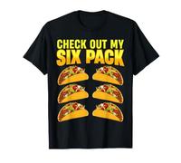 Check Out My Six-Pack Funny Taco Lover Cinco De Mayo T-Shirt
