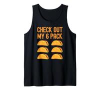 Check Out My Six Pack Funny Tacos Mexican Food Cinco De Mayo Tank Top
