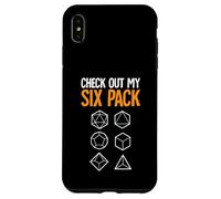 Check Out My Six Pack Gaming Dice Joke Funny Gamer Case for iPhone XS Max