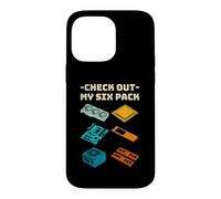 Check Out My Six Pack - PC Parts Gamer Vintage Case for iPhone 14 Pro Max