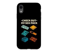 Check Out My Six Pack - PC Parts Gamer Vintage Case for iPhone XR