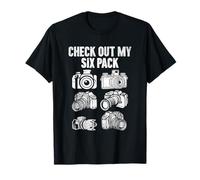 Check Out My Six Pack Photography Camera Photographer T-Shirt