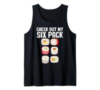 Check Out My Six Pack Sushi Tank Top