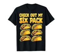 Check Out My Six Pack Tacos Funny Cinco De Mayo Taco Tuesday T-Shirt