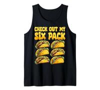 Check Out My Six Pack Tacos Funny Cinco De Mayo Taco Tuesday Tank Top