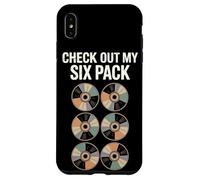 Check Out My Six Pack Vinyl Records Fun Case for iPhone XS Max