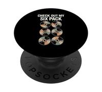 Check Out My Six Pack Vinyl Records Fun PopSockets Adhesive PopGrip