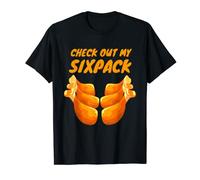 Check Out My Sixpack Chicken Wing Six Pack Chicken Fitness T-Shirt