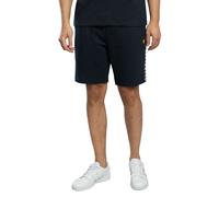 Check Panelled Sweat Shorts Dark Navy M