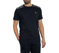 Check Panelled T-Shirt Dark Navy S