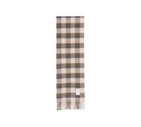 Check-Pattern Fringed Scarf - female - A.P.C. - Winter Scarves - Beige - ONE SIZE - Accessories ONE SIZE