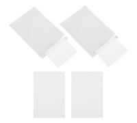 Check Scanner Cleaning Cards White for Ic Card Readers 4pcs | Wood Pulp Polyester Sheets, Easy to Use and Carry, for Financial Offices and Banks