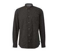 Check Shirt with Button-Down Collar and Curved Hem s.Oliver Noir 4XL