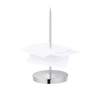Check Spindle - Anti-Rust Chrome Plated Finishing, Vertical Ticket Stabber Receipt Stick, Efficient Workflow Paper Note Spike, Impact-Resistant Accessory Case Memo Tool, for Busy Hotel Front Desk