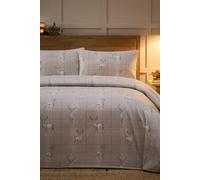 Martex Check Stag Brushed Cotton Duvet Cover Set - King, Multi