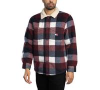 Check Teddy Overshirt Dark Night Navy/Buffalo Check XL
