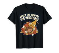 Check The Bonfire for Hedgehogs Outdoor G Camping Enthusiast Value Graphic T-Shirt