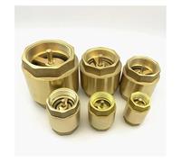 Check Valve,1pc DN32/DN40/DN50 NPT Brass Female Thread in-Line Spring 40mm Diameter 200WOG for Water Control(DN15)