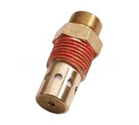 Check Valve, CAC-437-2 Air Compressor 1/2 NPT 1/2 CFPC Brass 53mm for Industrial Pneumatic System Non-Return Valve Replacement