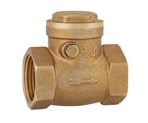 Check Valve, DN20 Swing Check Valve 232PSI 3/4 Brass Female Water Check Valve Thread Valve One-Way Non-Return to Prevent Water Backflow