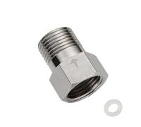 Check Valve, G1/2" Female to G1/2" Male Thread 304 Stainless Steel One Way Toilet Check Valves for Water Tank Water Heater (3/4" /20mm Diameter)