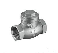 Check Valves 1/2 Inch DN15 Valve Stainless Steel Valvula One Way Swing Female Thread WOG 200PSI Air Compressor