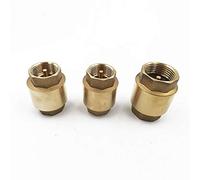 Check Valves 10Pcs/lot G 1/2inch DN15 Brass Thread in-Line Spring Vertical Lift Valve 200WOG