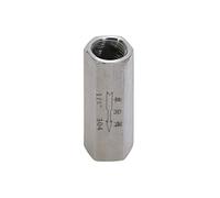 Check Valves 1pcs 1/8 Inch Female Thread in-line Valve SS304 Stainless Steel One-Way Full Port Non-Return for Water Oil Gas