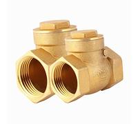 Check Valves Brass Wire Mouth Horizontal Non-Return Valve Full Copper Female Thread Swing 1/2 3/4 1 1-1/4 1-1/2 2 Inch(DN32)