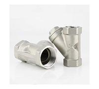 Check Valves BSP 1/4 3/8 1/2 3/4 1 Inch Female Inline Y Mesh Strainer Threads Filter 304 Stainless Steel Valve DN8 DN10 DN15 DN25(DN15)