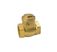Check Valves DN15 /DN20/DN32 Thread Swing Valve Brass 1/2 3/4 1 Inch BSPP High Pressure Water Pipe PPR 1Pc(3/4Inch)