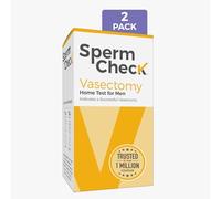 Check Vasectomy Home Test Kit - Check Count Post Vasectomy - 2 Pack - Easy to Read, Private - 98% Accuracy - FSA HSA Eligible - FDA Cleared