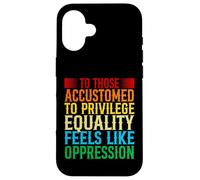 Check Your Privilege To those accustomed to privilege equali Case for iPhone 16
