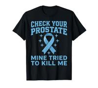 Check Your Prostate Ribbon Survivor Prostate Cancer T-Shirt