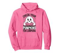 Check Your Pumpkins For Lumpkin Breast Cancer Awareness Pullover Hoodie