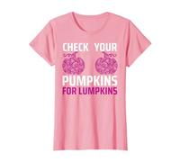 Check Your Pumpkins for Lumpkins. Breast Cancer Awareness T-Shirt