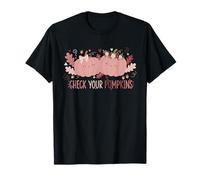 Check Your Pumpkins Pink Pumpkin Halloween October T-Shirt