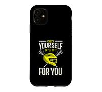Check Yourself Or I'll Do It For You Lacrosse Case for iPhone 11