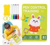 Checkbook A - Erasable, Kids Writing Tool, Prewriting Practice Guide, Fun Learning Work Book, Early Education Aid